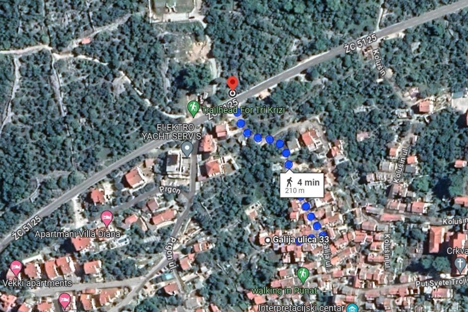 Charming Studio Apartment At House Rustica With Terrace And Nearby Parking Punat Exterior foto